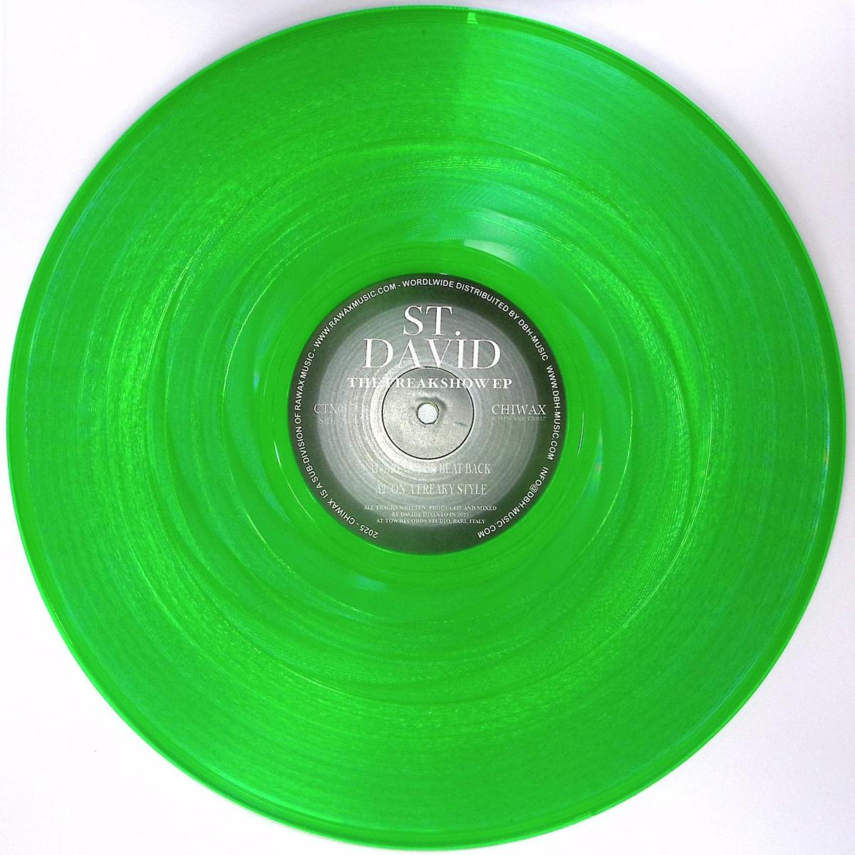 ST, David — The Freakshow EP vinyl cover