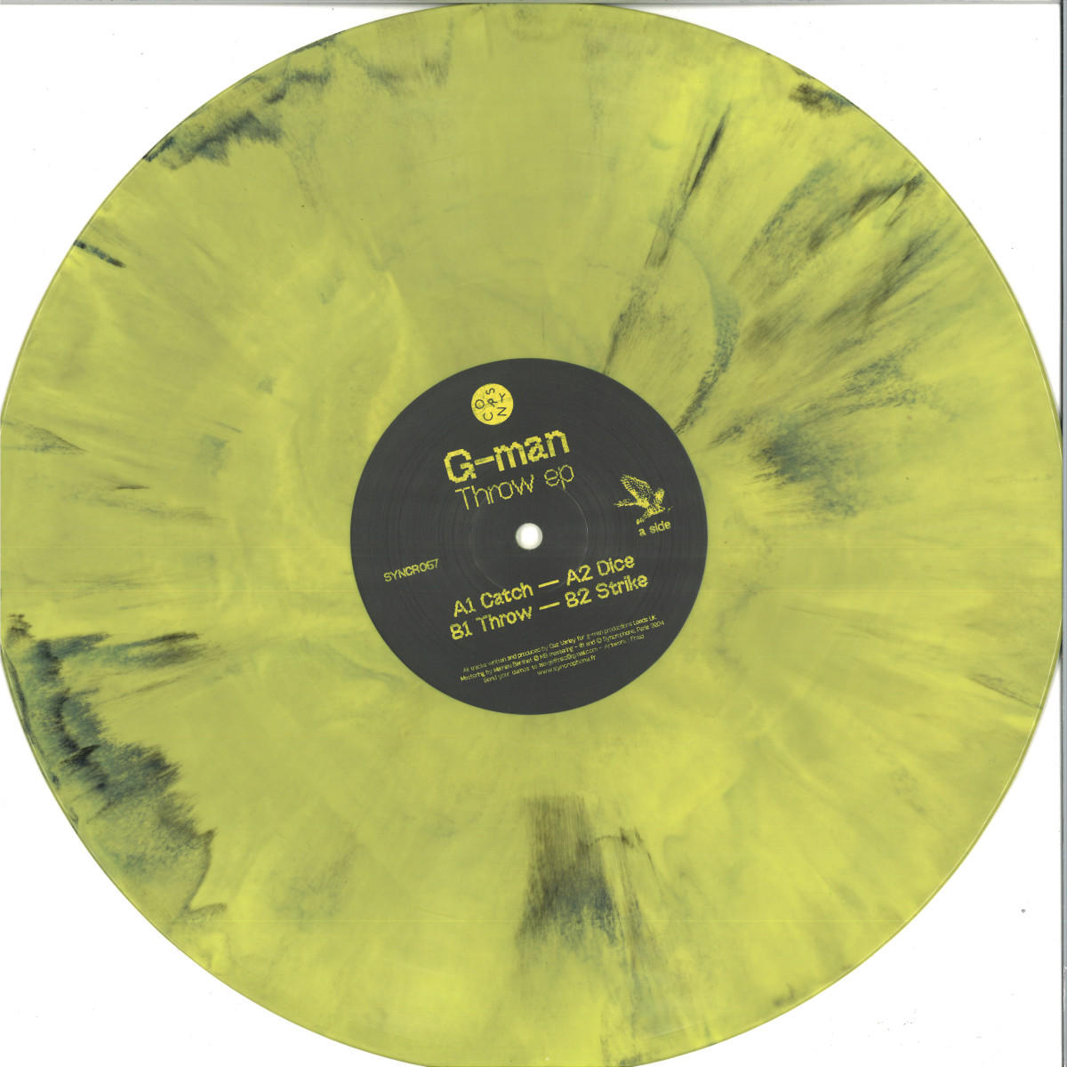 G-Man — Throw EP vinyl cover