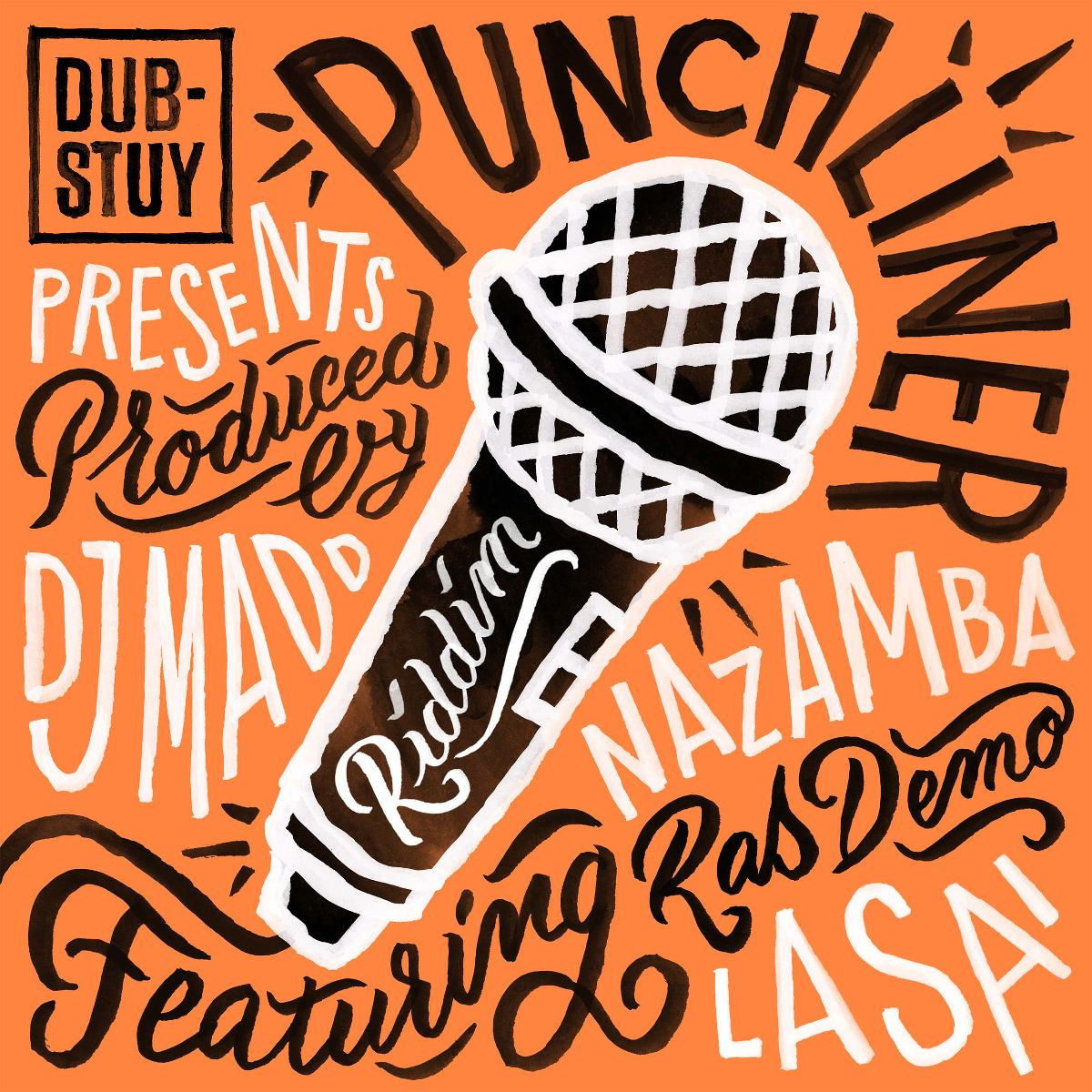 Dub-Stuy — Punchliner Riddim ft. Nazamba, Ras Demo & Lasai vinyl cover
