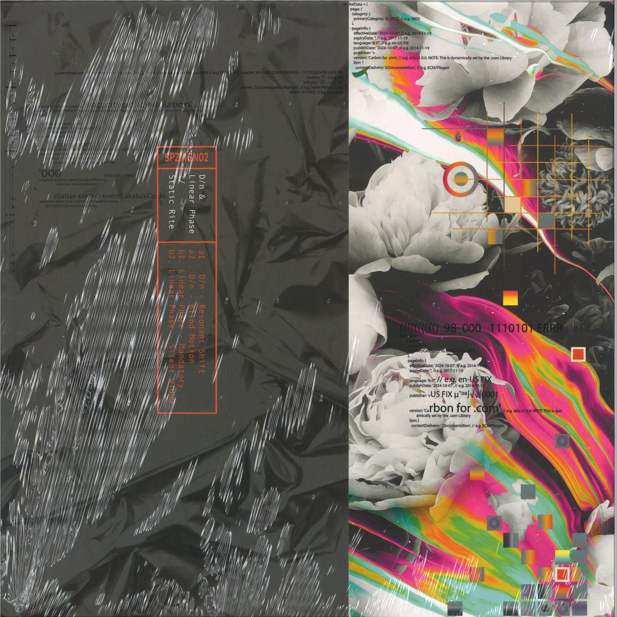 D, N, Linear Phase — Static Rite vinyl cover