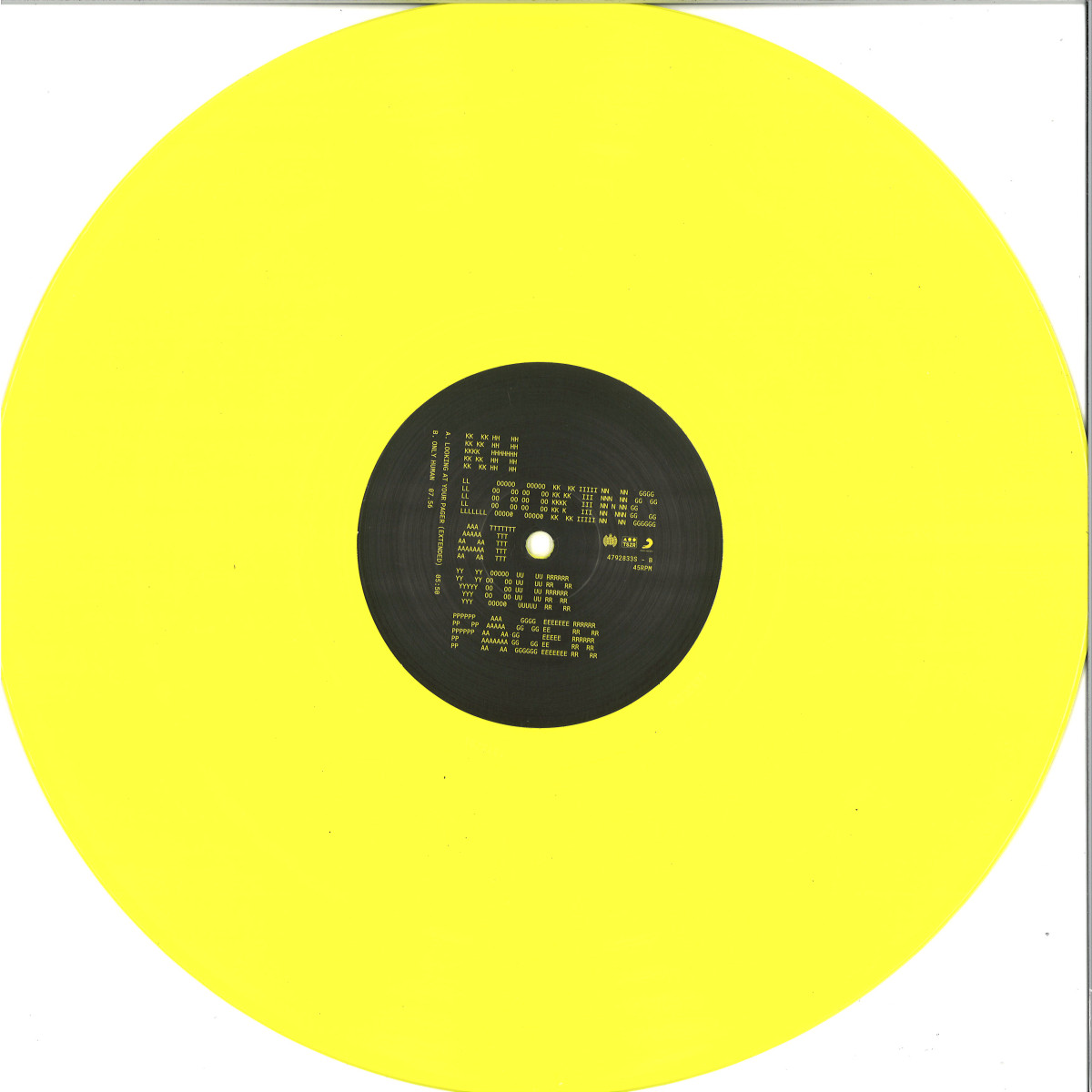 Kh — Looking At Your Pager / Only Human vinyl cover