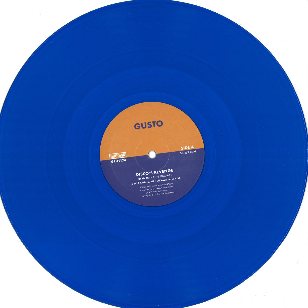 Gusto — Disco's Revenge vinyl cover