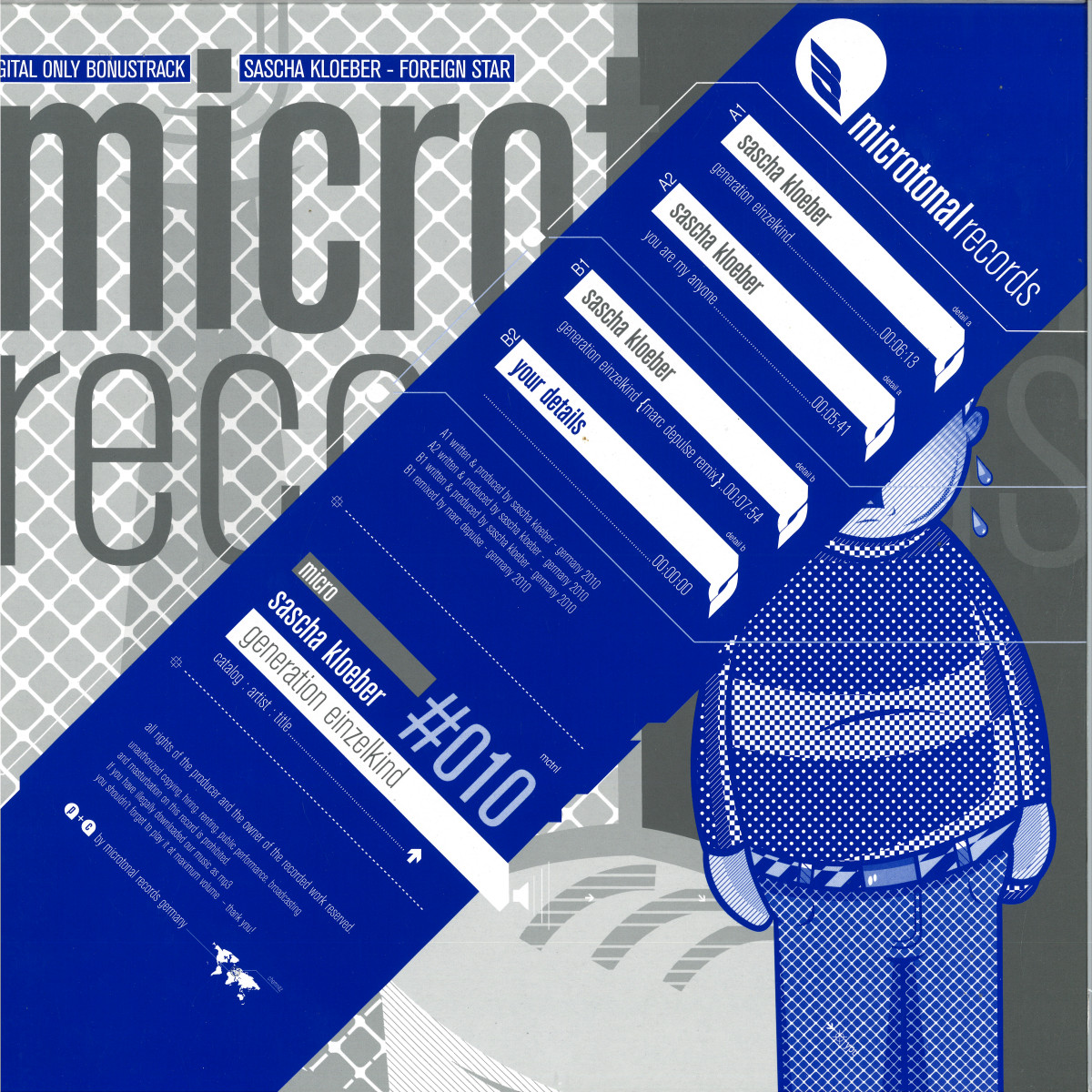 Sascha Kloeber — Generation Einzelkind vinyl cover