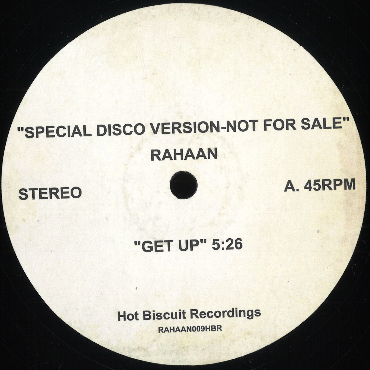 Rahaan — Get Up / Zombies / How vinyl cover