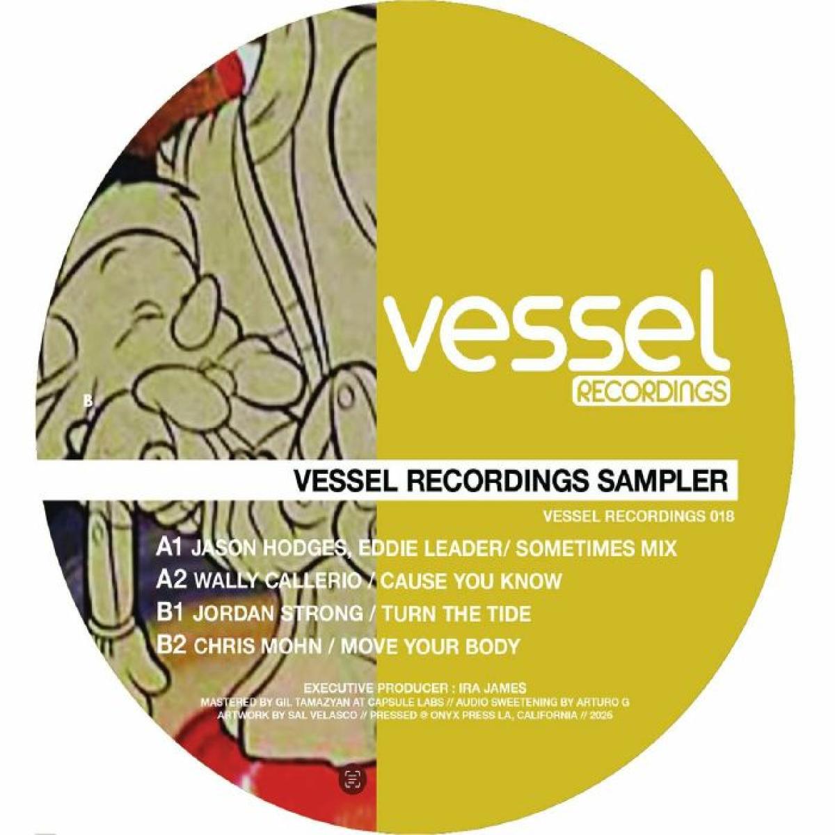  — Vessel Recordings Sampler vinyl cover