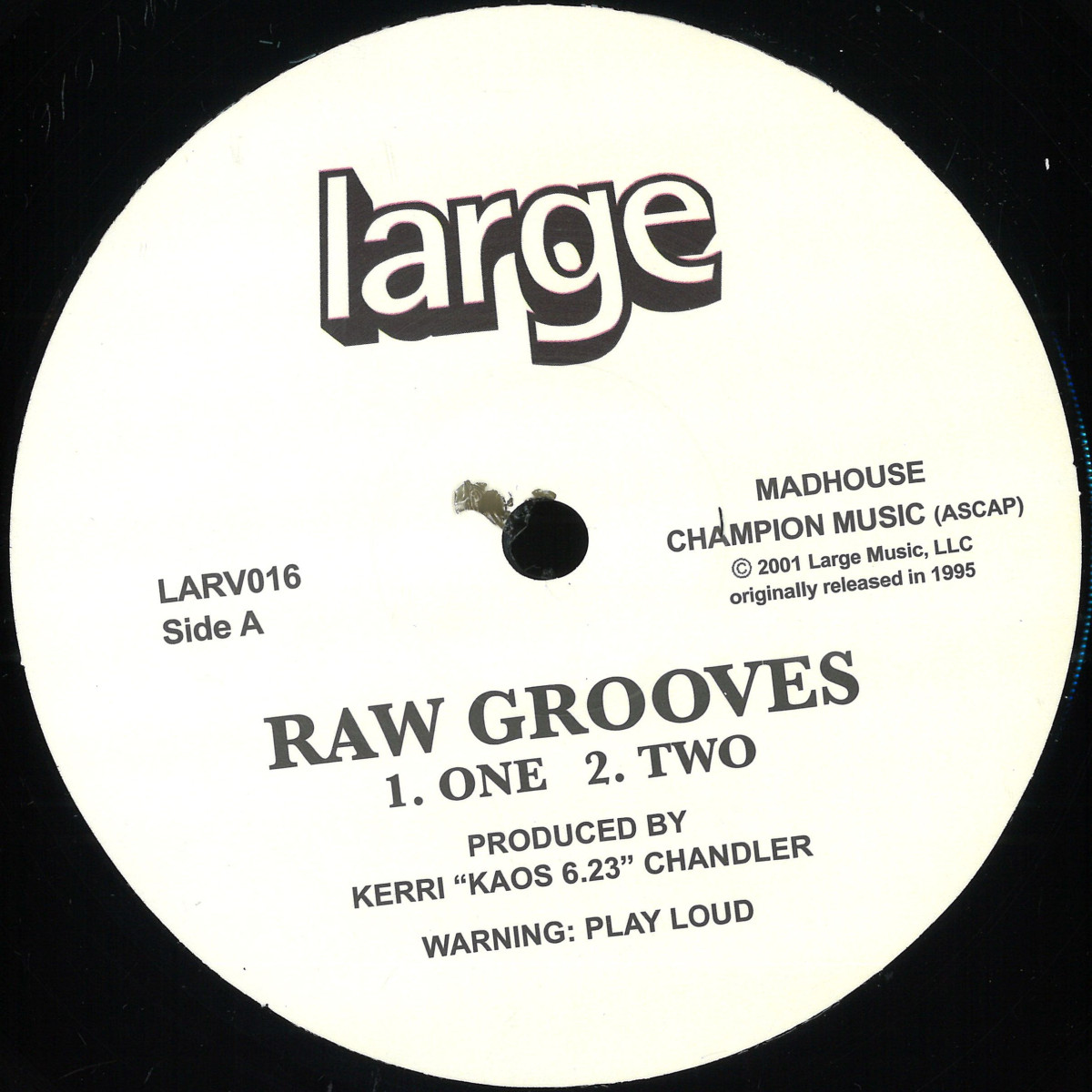 Kerri Chandler — Raw Grooves vinyl cover