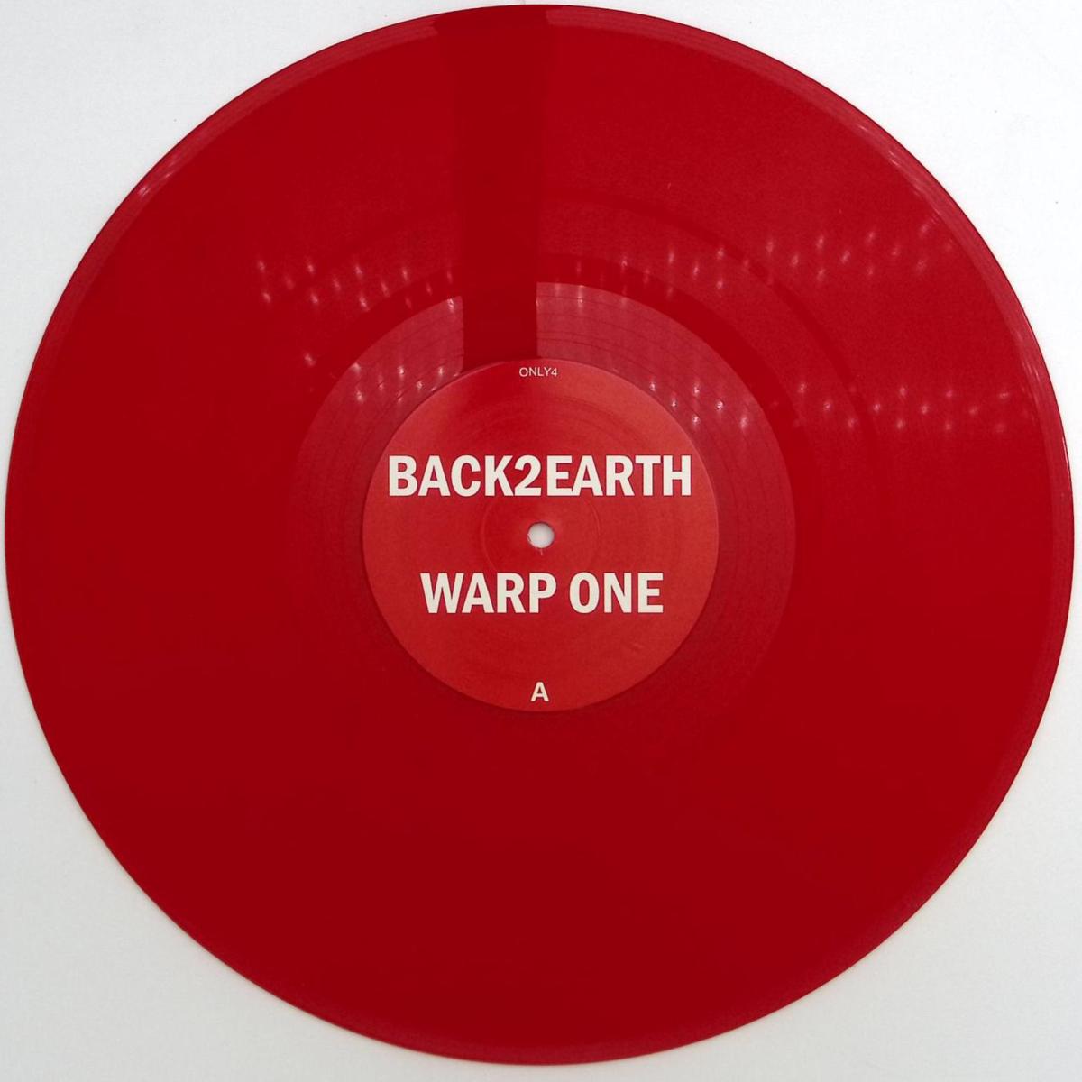 Back 2 Earth, Woolph — Warp One/ Ume2me vinyl cover