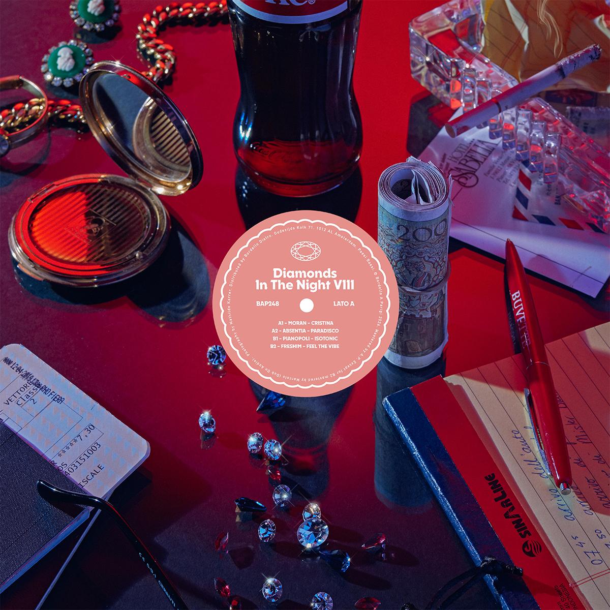 Various — DIAMONDS IN THE NIGHT VOL. 8 EP vinyl cover