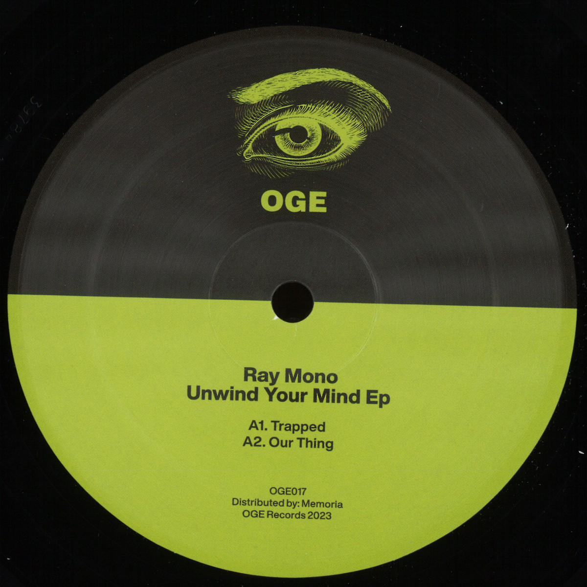 Ray Mono — Unwind Your Mind EP vinyl cover