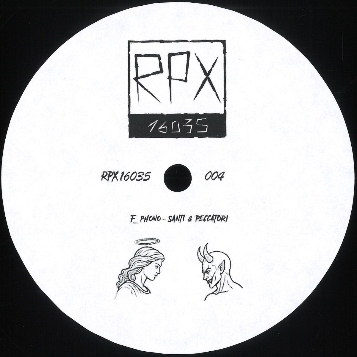 F_Phono — SANTI E PACCATORI EP vinyl cover