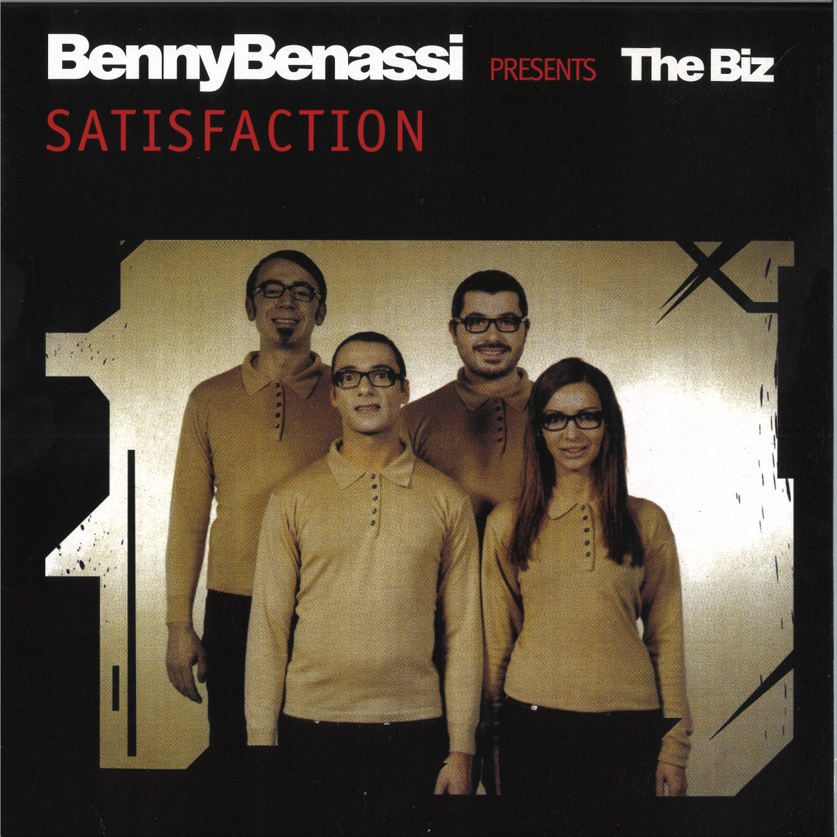 Benny Benassi, The Biz — Satisfaction EP vinyl cover