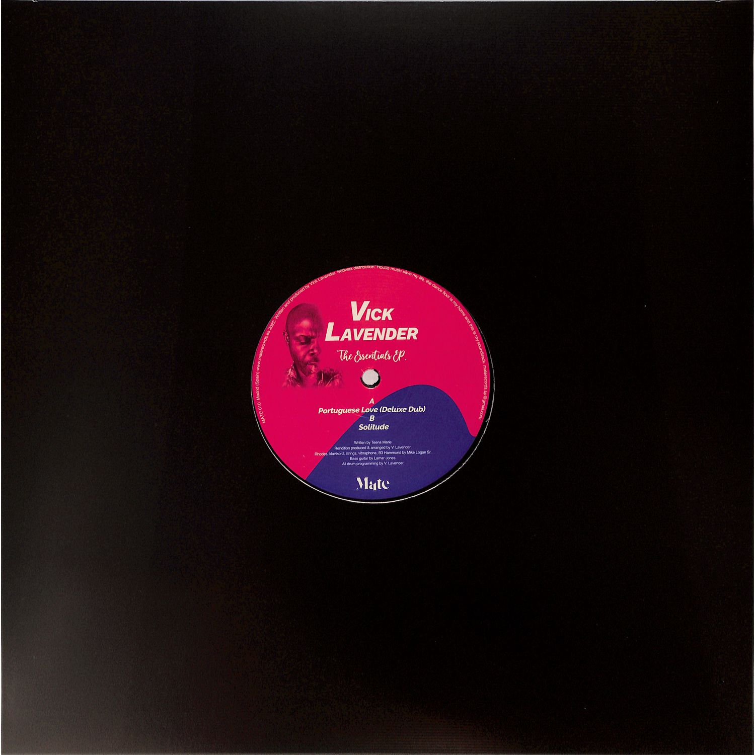 Vick Lavender — The Essentials EP vinyl cover
