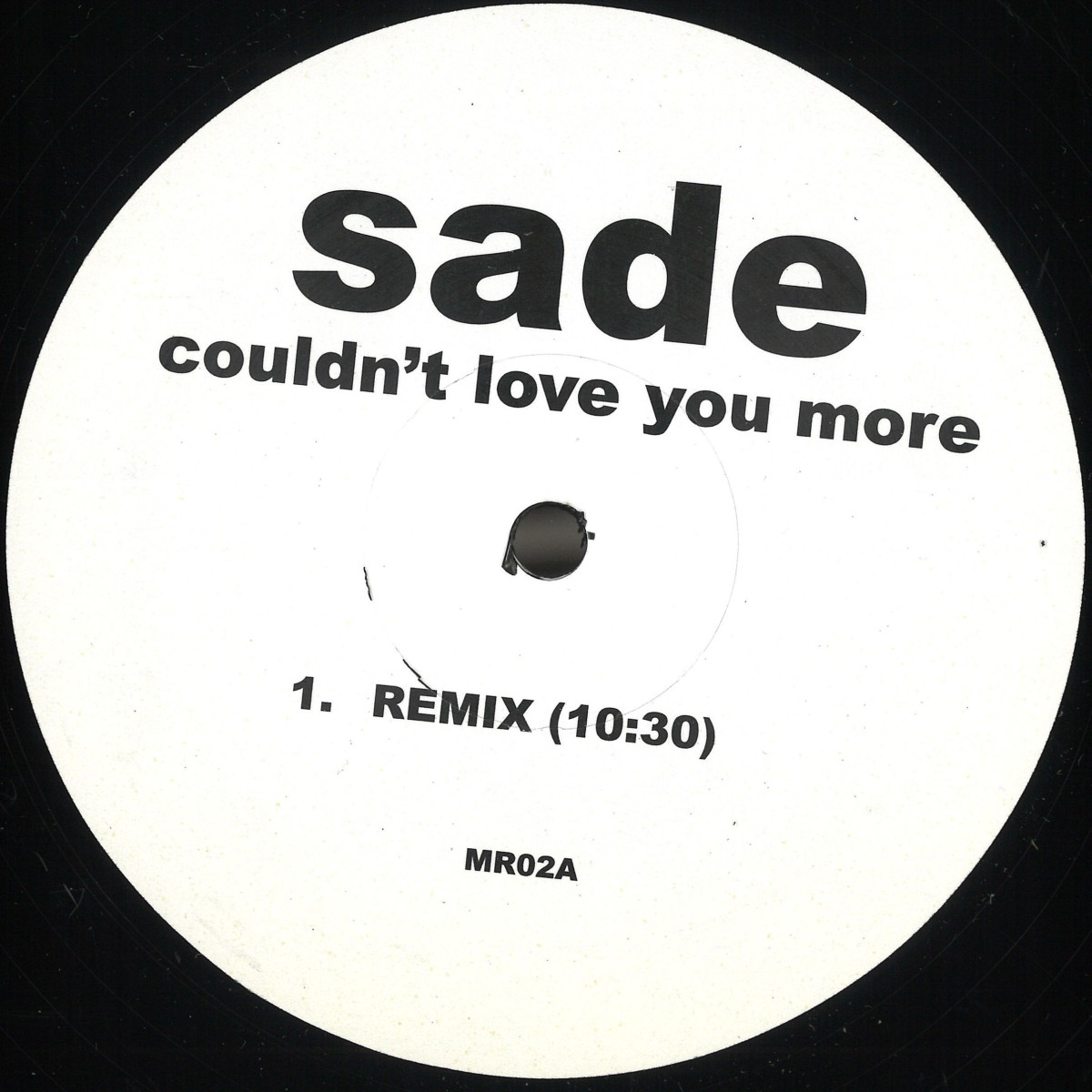 Sade — Couldn't Love You More (Remixes) vinyl cover