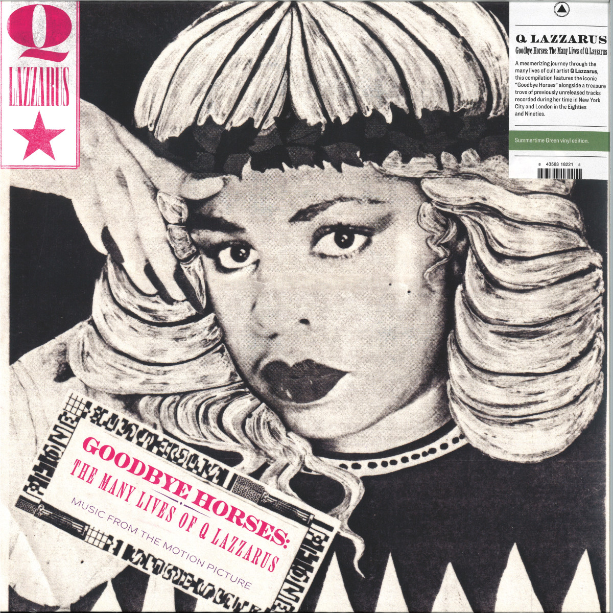 Q Lazzarus — GOODBYE HORSES: THE MANY LIVES OF Q LAZZARUS (MUSIC FROM THE MOTION PICTURE) vinyl cover