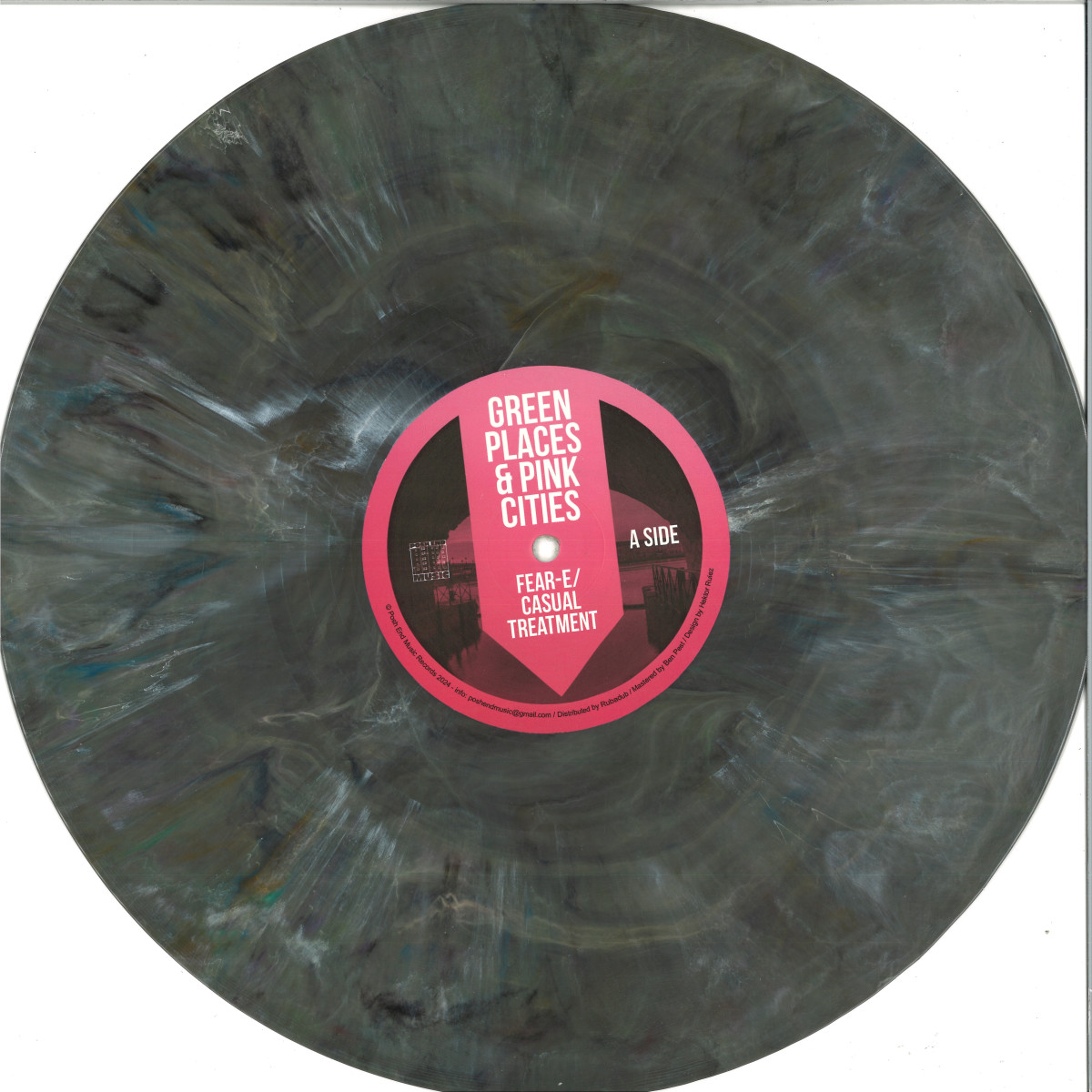 Fear-E, Casual Treatment — Green Places & Pink Cities vinyl cover