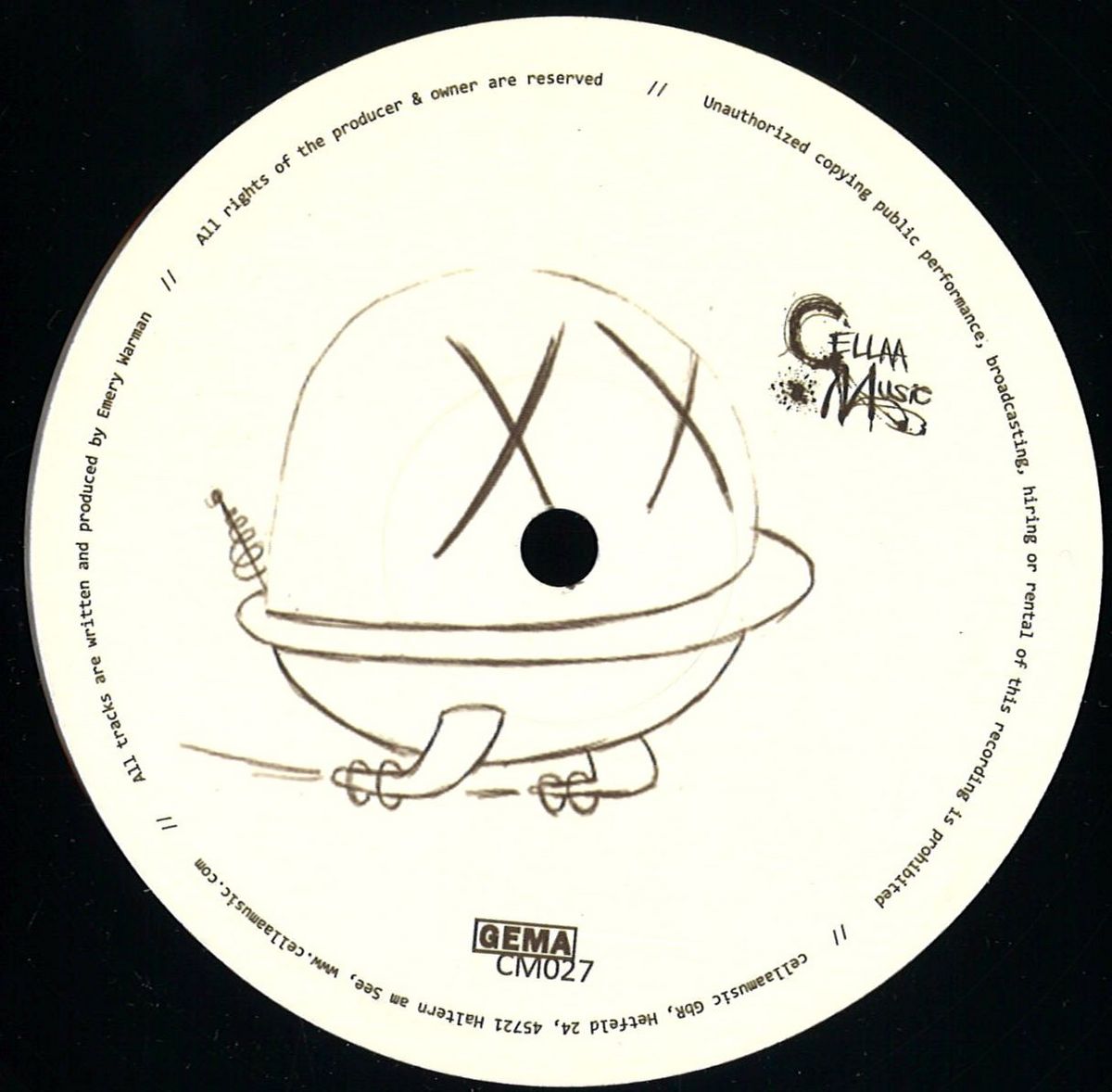 Emery Warman — People Keep On Ep vinyl cover