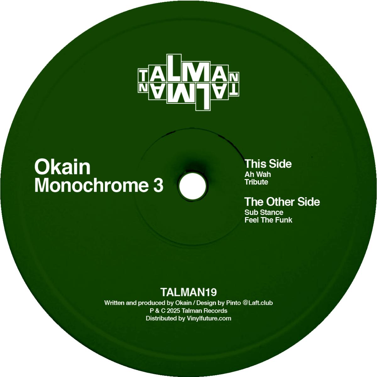 Okain — Monochrome 3 vinyl cover