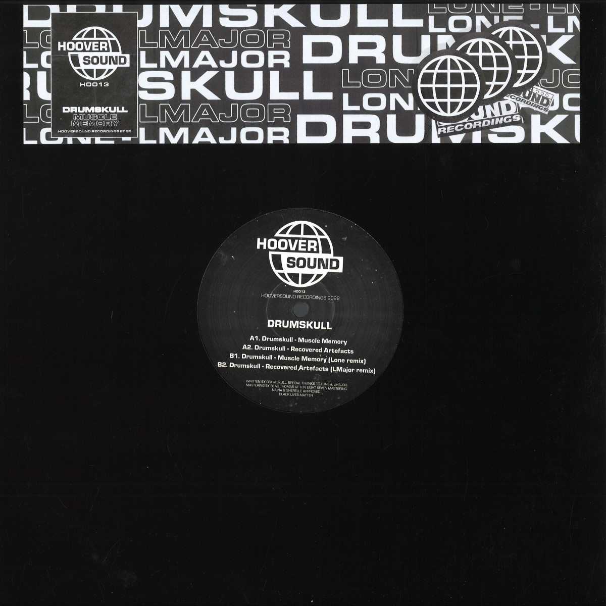 Drumskull — Muscle Memory vinyl cover