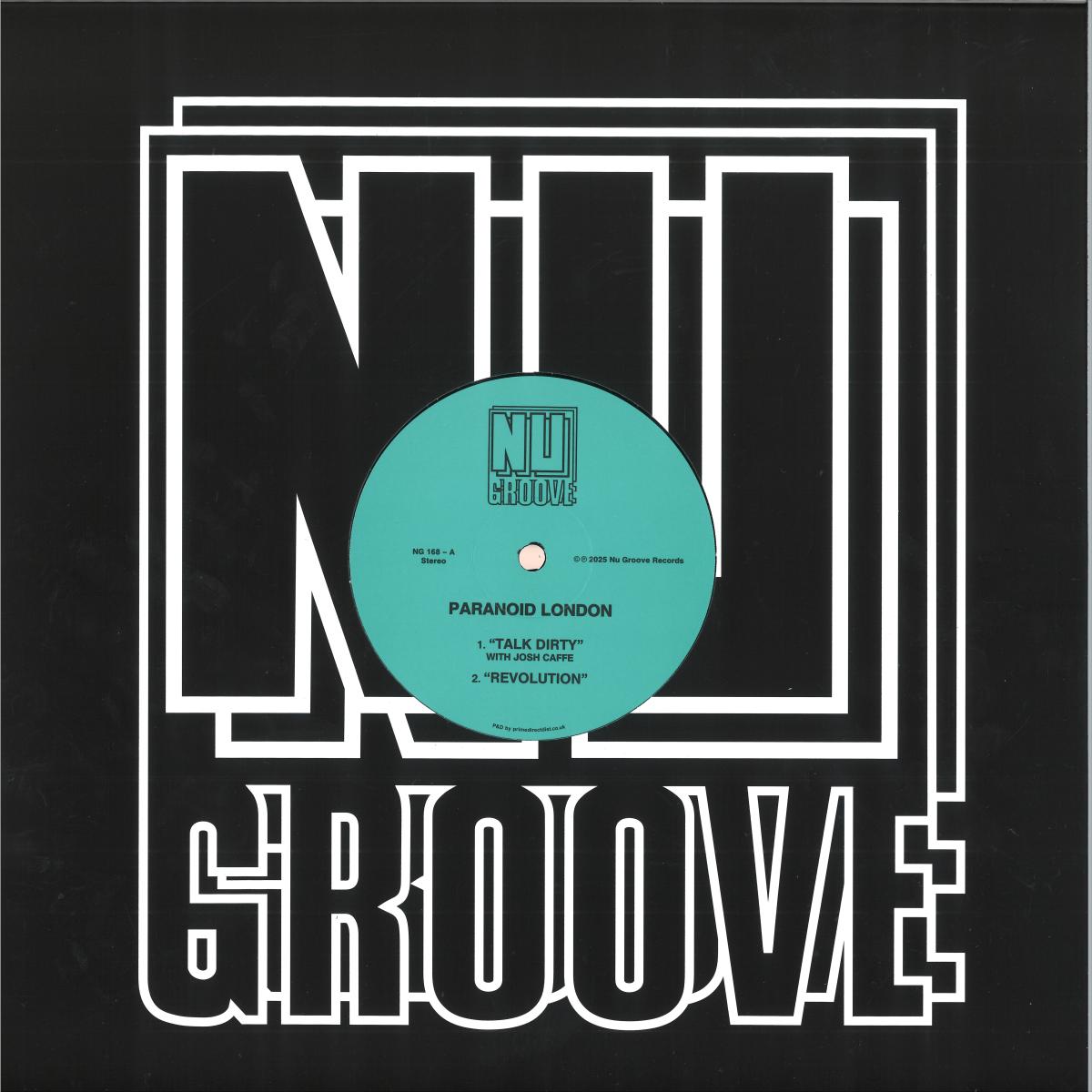 Paranoid London — Talk Dirty / Revolution vinyl cover