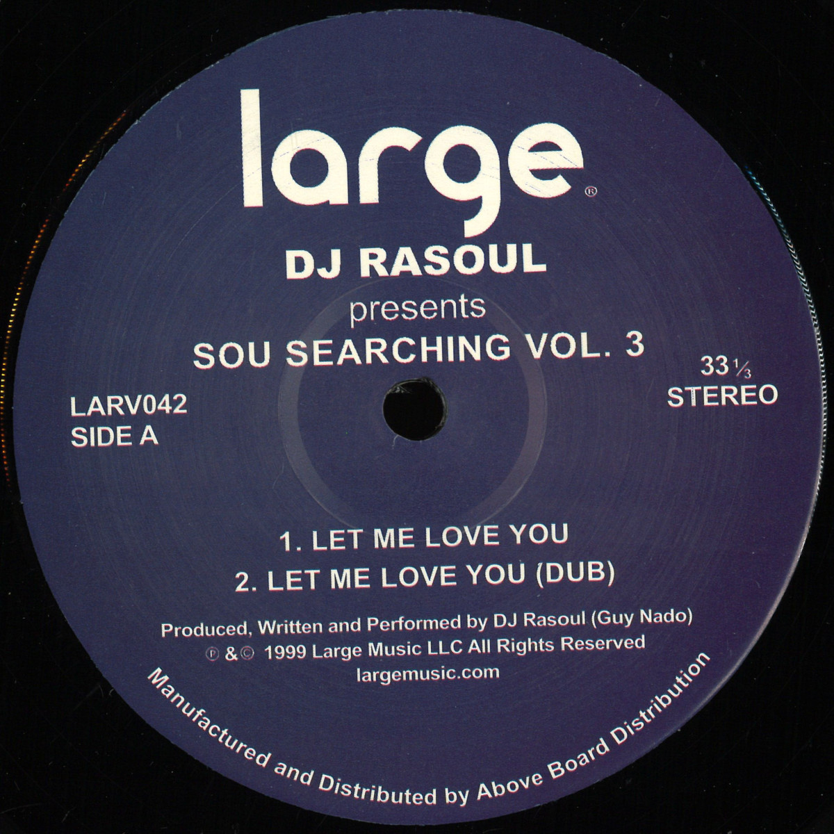 Dj Rasoul — Soul Searching Vol. 3 vinyl cover