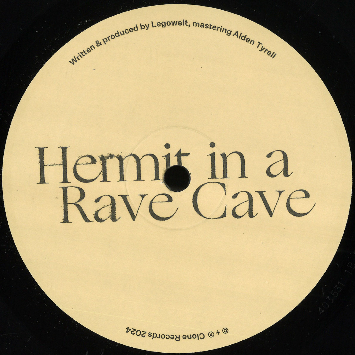 Hermit In A Rave Cave — Hermit In A Rave Cave pt. 3 vinyl cover