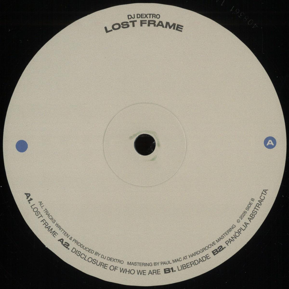 DJ Dextro — Lost Frame vinyl cover