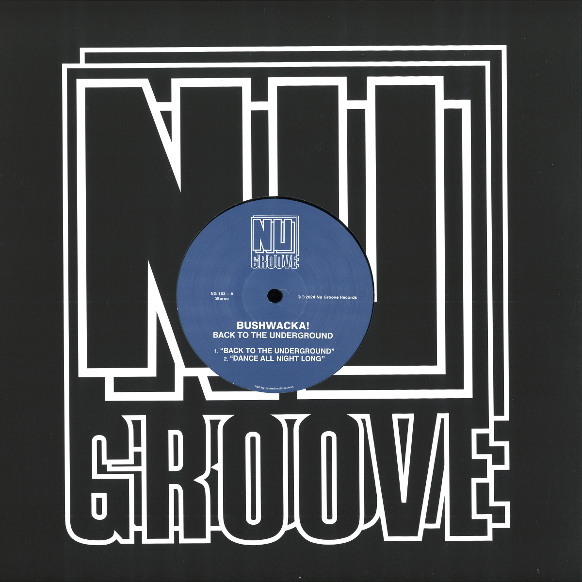 Bushwacka — Back To The Underground vinyl cover