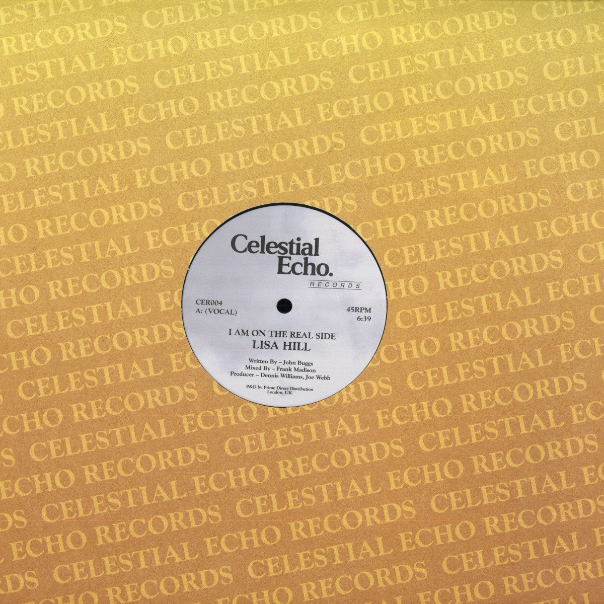 Lisa Hill — I Am On The Real Side vinyl cover