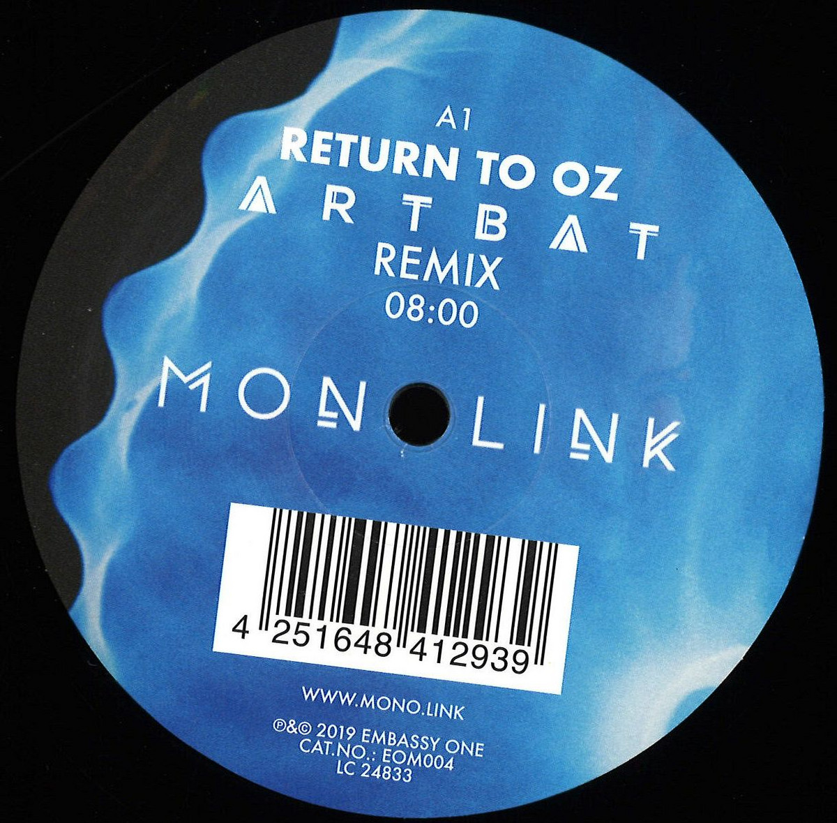 Monolink — Remixes vinyl cover