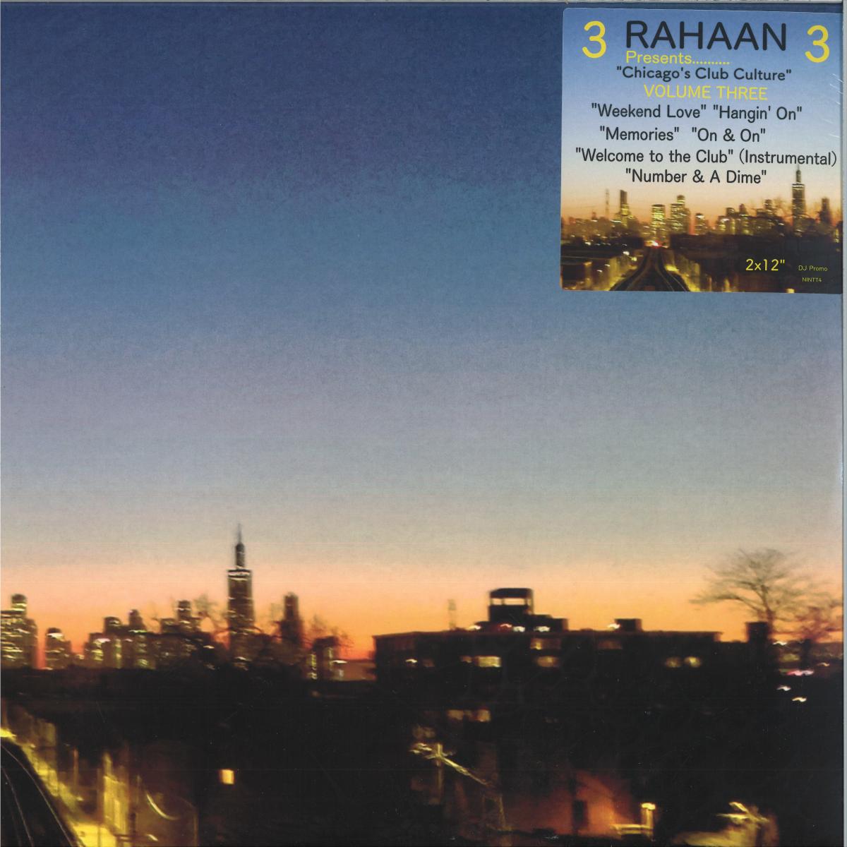 Rahaan — Volume Three”  - (Disco Remixes) (2x12") vinyl cover