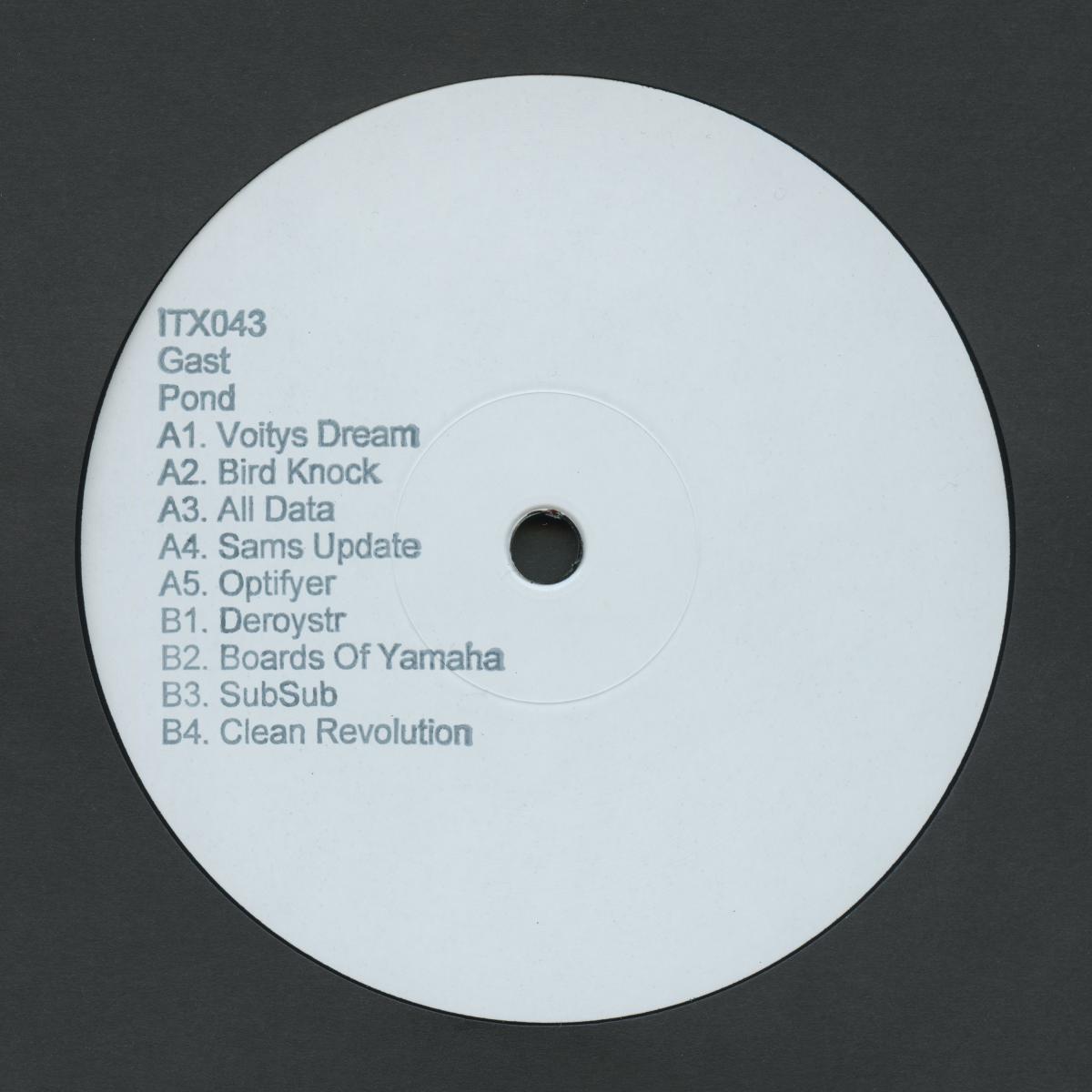 Gast — Pond LP vinyl cover