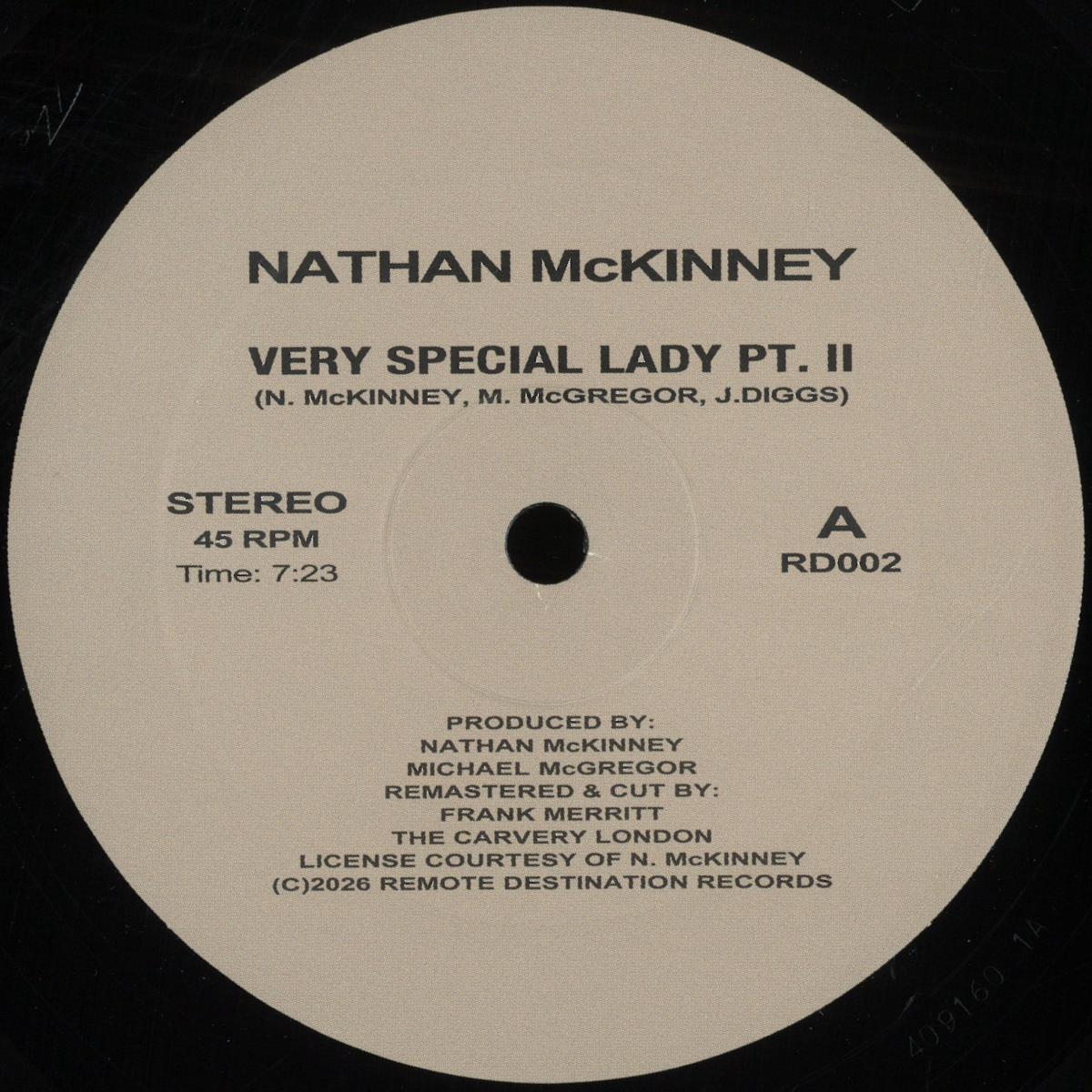 Unknown Artist — VERY SPECIAL LADY PT. II vinyl cover