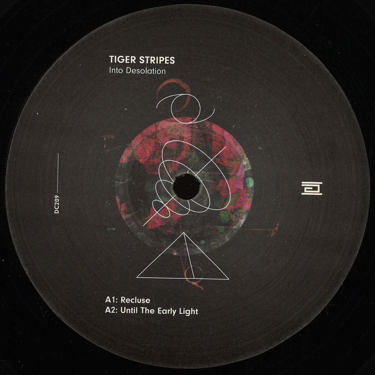 Tiger Stripes — Into Desolation EP vinyl cover