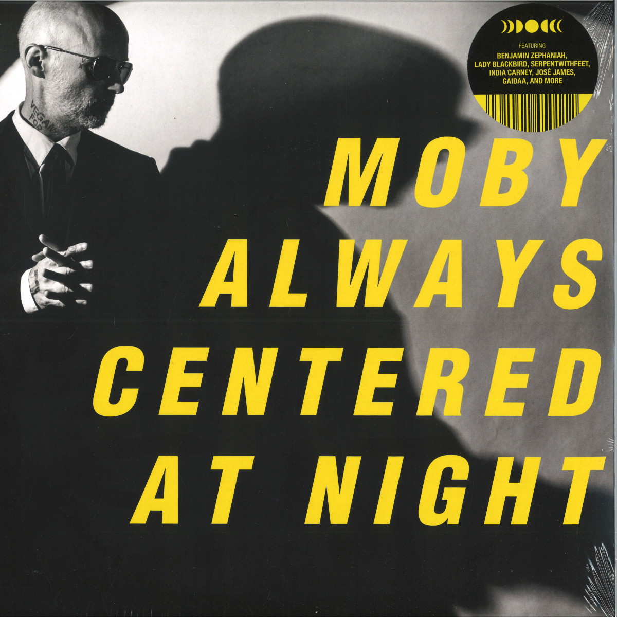 Moby — Always Centered At Night LP 2x12" vinyl cover