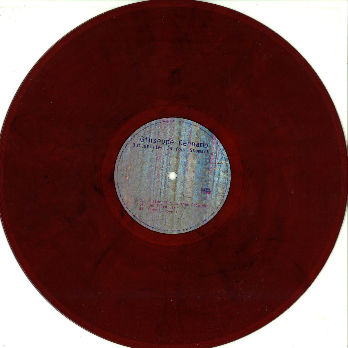 Giuseppe Cennamo — Butterflies In Your Stomach Ep vinyl cover