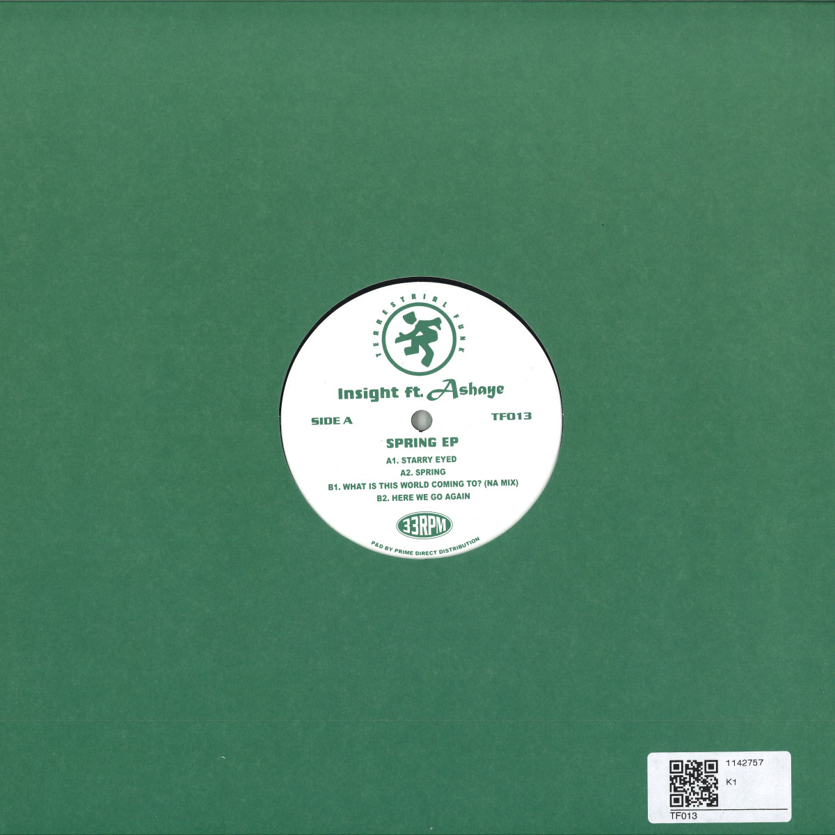 Insight Featuring Ashaye — Spring EP vinyl cover
