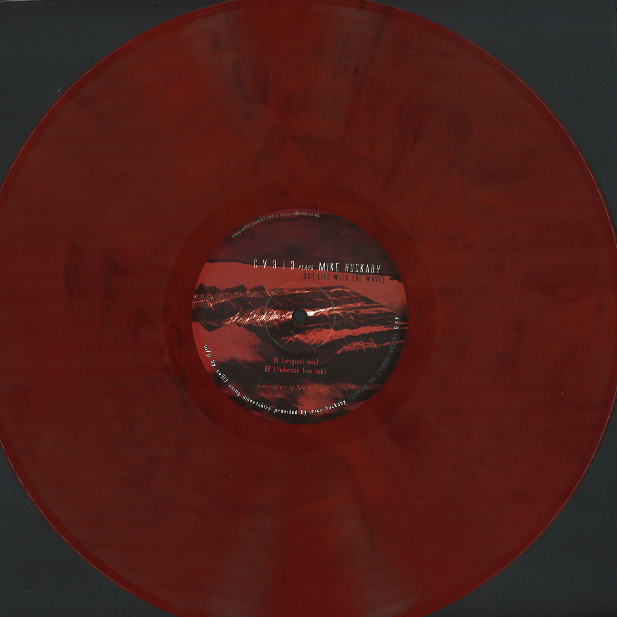 cv313 plays Mike Huckaby — Our Life With The Wave EP vinyl cover