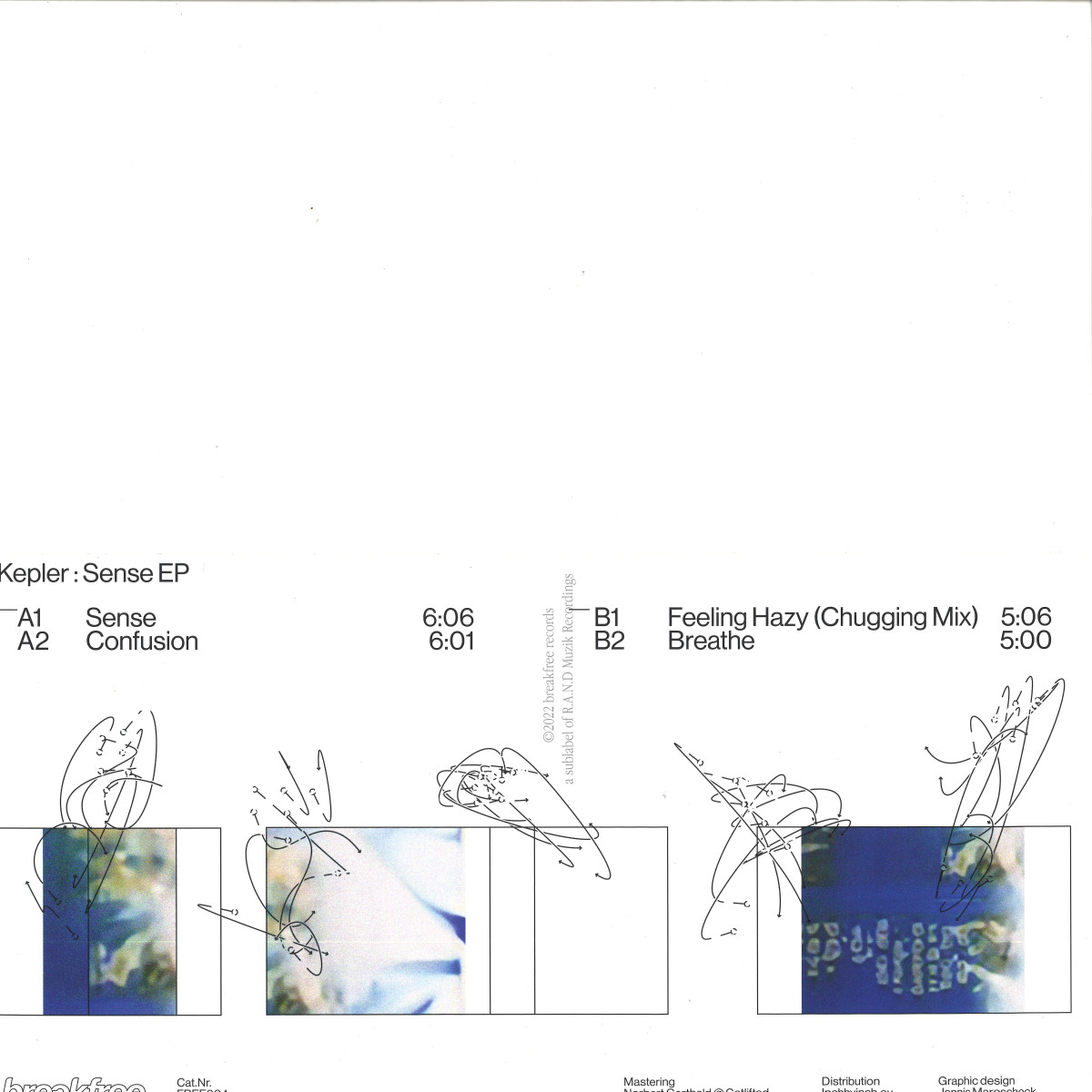 Kepler — Sense EP vinyl cover